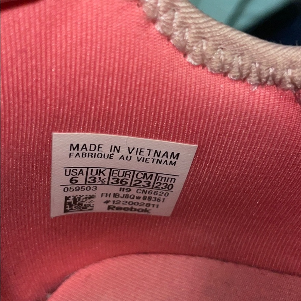 Pink Reebok Sneakers - Picture 5 of 5